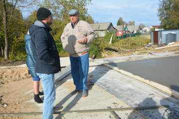 в городе Рудне продолжается ремонт моста по улице Егорова - фото - 2