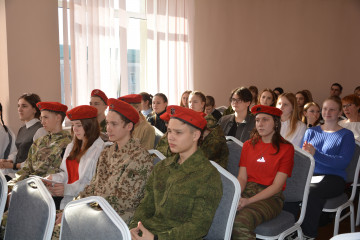 молодежь Руднянского района приняли в ряды «ЮНАРМИИ» - фото - 16