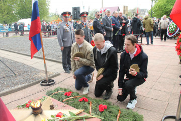 в городе Рудне состоялся митинг , посвященный Дню Победы - фото - 1