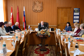 рабочая встреча Главы округа с генеральным директором «Смоленскрегионтеплоэнерго» Юрием Николаевичем Пучковым - фото - 1