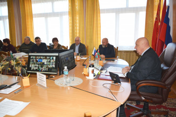 глава Руднянского муниципального округа Юрий Иванович Ивашкин принял участие в рабочем совещании с членами правительства Смоленской области - фото - 3