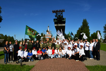 рудняне встречали автопробег, организованный Региональным отделением Общероссийской общественно-государственной организации «Ассамблея народов России» по Смоленской области - фото - 10