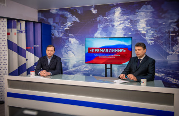 губернатор Алексей Островский провел очередную прямую линию на канале «РОССИЯ 24» - фото - 1