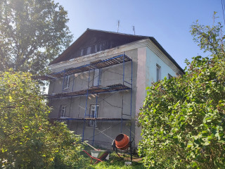 в Руднянском районе продолжается капитальный ремонт домов - фото - 1